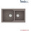 Sanitec Ultra Granite 804 Υποκαθήμενος Νεροχύτης Γρανίτη Αντιστρεφόμενος Ματ Sienna 86x50cm