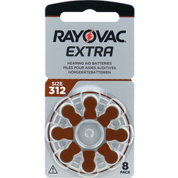 Rayovac Extra Advanced 312 8τμχ