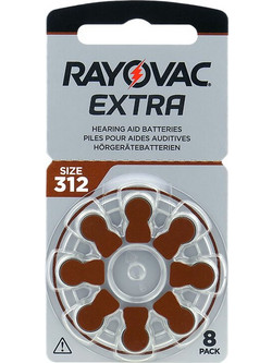 Rayovac Extra Advanced 312 8τμχ