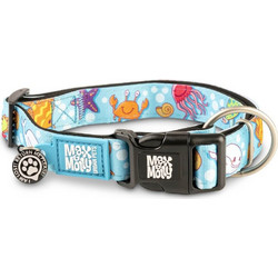 Max & Molly Blue Ocean Κολάρο Σκύλου Γαλάζιο 1.5x28-45cm