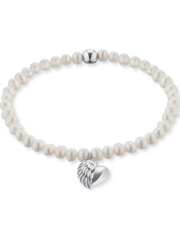 Angelcaller Bracelet ERB-HEARTWING-PE Pearl Ladies