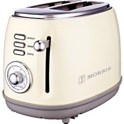 Morris Retro R20814TSC Φρυγανιέρα 2 Θέσεων 850W Cream