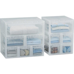 Terry συρτάρι αποθήκευσης πλαστικό Drawer XL 59,6Χ39Χ21,3εκ Διαφανές