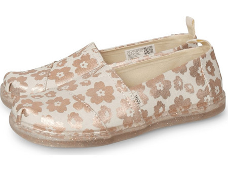 Toms YOUTH FLORAL ALPARGATA Μπεζ