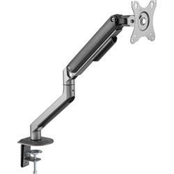 Gembird MA-DA1-05 Desk mounted adjustable monitor arm, 17"-32" up to 9 kg, space grey