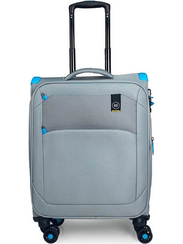 BG Berlin BG003-09 Βαλίτσα Καμπίνας 55x39x20cm με 4 Ρόδες Γκρι