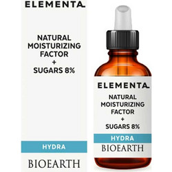 Bioearth Elementa Natural Moisturizing Factor + Sugars 8% Ενυδατικό Serum Προσώπου με Υαλουρονικό 15ml