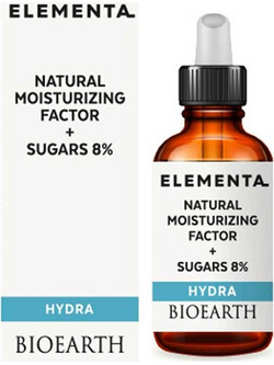 Bioearth Elementa Natural Moisturizing Factor + Sugars 8% Ενυδατικό Serum Προσώπου με Υαλουρονικό 15ml