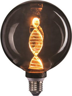 Λαμπα led Γλομπος G125 4w e27 1800k 220-240v dna Smoky Dimmable