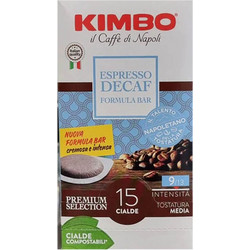 Kimbo Κάψουλες Decafeine Συμβατές με Μηχανή E.S.E Pod 15τμχ