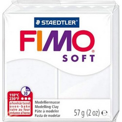 ΠΗΛΟΣ STAEDTLER ΛΕΥΚΟΣ 57ΓΡ FIMO-SOFT