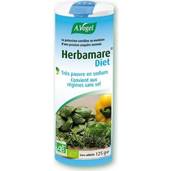 A. Vogel Herbamare Diet Υποκατάστατο Αλατιού με πολύ Χαμηλή Περιεκτικότητα σε Νάτριο με Λαχανικά & Αρωματικά Βότανα 125g