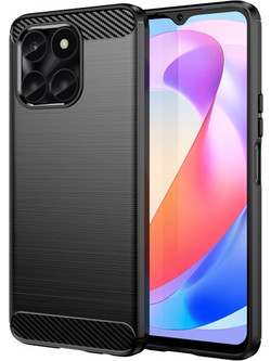 Techsuit Carbon Silicone Θήκη (Honor X6a) Black