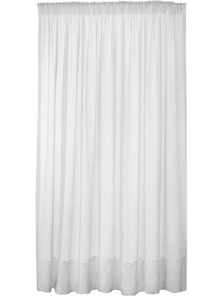 Sunshine Home Κουρτίνα Γάζα με Τρέσα 300x280 052-8 White