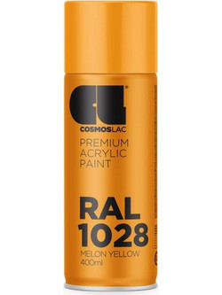 Cosmoslac Premium Acrylic Paint Σπρέι Βαφής Melon Yellow RAL1028 Gloss 400ml