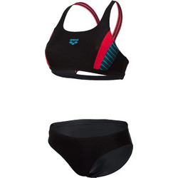 Arena Threefold Αθλητικό Γυναικείο Μαγιό Bikini Set Μαύρο 006482-548