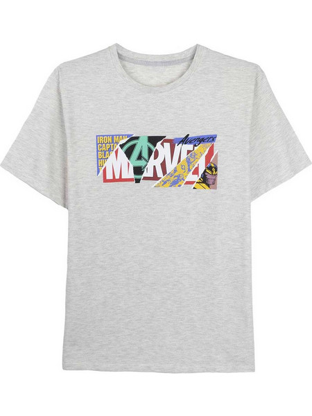 CERDA Κοντομάνικη Μπλούζα MARVELMarvel GREY άνδρες