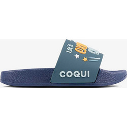 Coqui Ruki Παιδικές Παντόφλες Καλοκαιρινές για Αγόρι Μαύρες Royal Blue 6383-612-2220