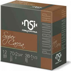 Nobel Sport Super Caccia Φυσίγγια Συγκέντρωσης 12Cal 70mm 38gr 25τμχ