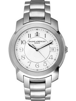 Baume & Mercier Ανδρικό Ρολόι με Ασημί Μεταλλικό Μπρασελέ MOA08642