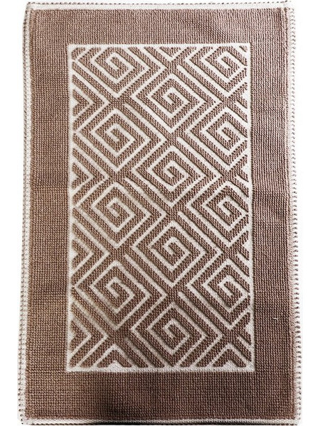 LABYRINTH BROWN ΧΑΛΙ 90% COTTON/10% POLYESTER 60Χ100ΕΚ | Συσκευασία 2 τμχ