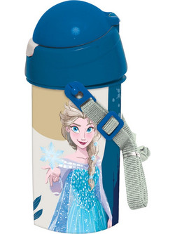 Gim Frozen Nature Παιδικό Μπουκάλι Πλαστικό BPA Free με Καλαμάκι Μπλε 500ml