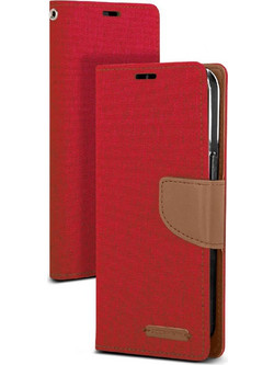 Mercury Canvas Diary Book Red (iPhone 13 Pro)