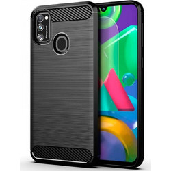 Ancus Carbon Series Back Cover Black (Samsung Galaxy M31)