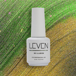 Leven 9D Illusion 01 Cat Eye Ημιμόνιμο Βερνίκι Νυχιών 15ml
