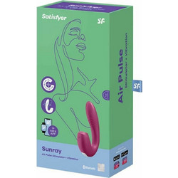 Satisfyer Sunray Κλειτοριδικός Δονητής για Ζευγάρια με App Control Μωβ