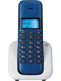 Motorola T301 Ασύρματο Τηλέφωνο με Ανοιχτή Ακρόαση Royal Blue