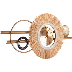 ΡΟΛΟΙ ΤΟΙΧΟΥ HM4200 ΜΕΤΑΛΛΟ & ΙΝΕΣ RAFFIA ΣΕ ΓΗΙΝΑ ΧΡΩΜΑΤΑ 100x49Υεκ