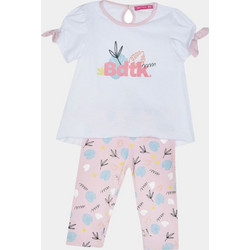 BODYTALK BDTK LOOSE TOP & 3/4 LEGGINGS Σετ Βρεφικό Μπλουζάκι Κολάν Λευκό