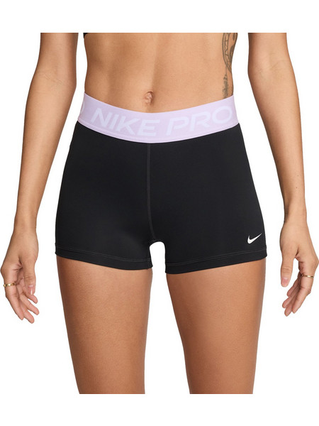 Nike Pro 3" Women's Shorts Black / Lilac Bloom...