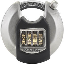 Master Lock Disc Combination Lock Stainless Steel M40EURDNUM