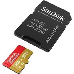 Sandisk Extreme microSDXC 256GB Class 10 U3 V30 UHS-I A2 + Adapter