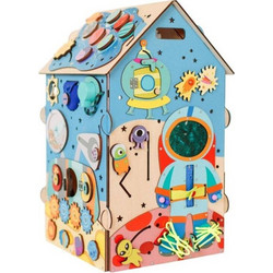 EliNeli Space Montessori Σπίτι Δραστηριοτήτων με Led