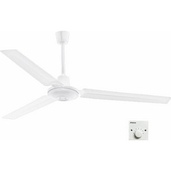 Primo FLC-1400 PRCF-80637 Ανεμιστήρας Οροφής 140cm 75W με Τηλεχειριστήριο Λευκός