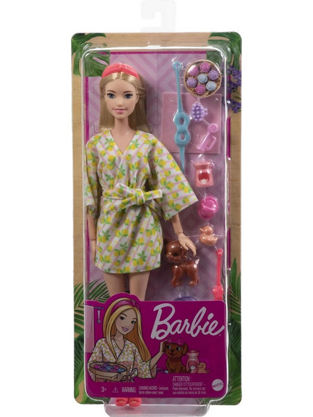 Mattel Barbie Self-Care Spa Day with Puppy
