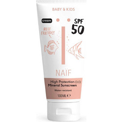 Naif Baby & Kids Παιδική & Βρεφική Αντηλιακή Κρέμα Προσώπου & Σώματος SPF50 100ml