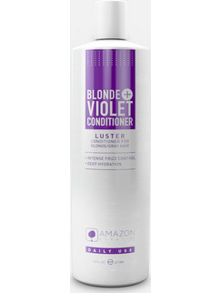 Amazon Keratin Blonde + Violet Conditioner Κερατίνης για Προστασία Χρώματος & Φριζάρισμα για Ξηρά & Βαμμένα Μαλλιά 473ml
