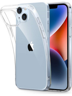 Back Cover Θήκη Σιλικόνης για iPhone 13 Διάφανο