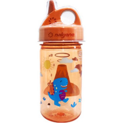 Nalgene Grip-N-Gulp Vulcano Παιδικό Μπουκάλι Πλαστικό BPA Free Πορτοκαλί 350ml