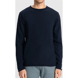 DSTREZZED Newman Heavy Slub Jersey μπλουζα λαιμοκοψη μπλε 100% Βαμβάκι κανονικη γραμμη