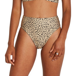 Volcom Ur An Animal Ψηλόμεσο Bikini Slip Animal Print Μπεζ O2612101-MLT