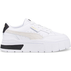 Puma Mayze Stack Γυναικεία Sneakers Flatforms Εκρού 384363-01
