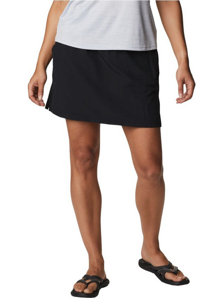 Columbia Alpine Chill Μίνι Φούστα Υφασμάτινη Ψηλόμεση Pencil Μαύρη 1991904-010