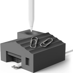 Elago Home Stand - Βάση Premium Σιλικόνης για Apple Pencil / Γραφίδα - Dark Grey (EST-APEN-HOME-DGY)