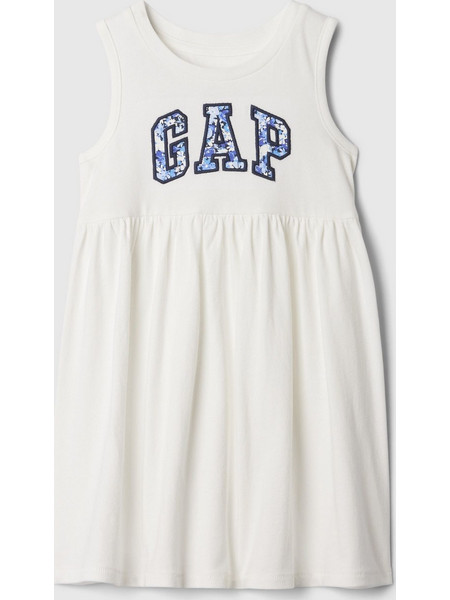 Άσπρο babyGap Logo Φόρεμα new off white