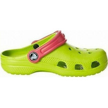 Crocs Classic Παιδικά Παπούτσια Θαλάσσης για Κορίτσι Πράσινα 10006